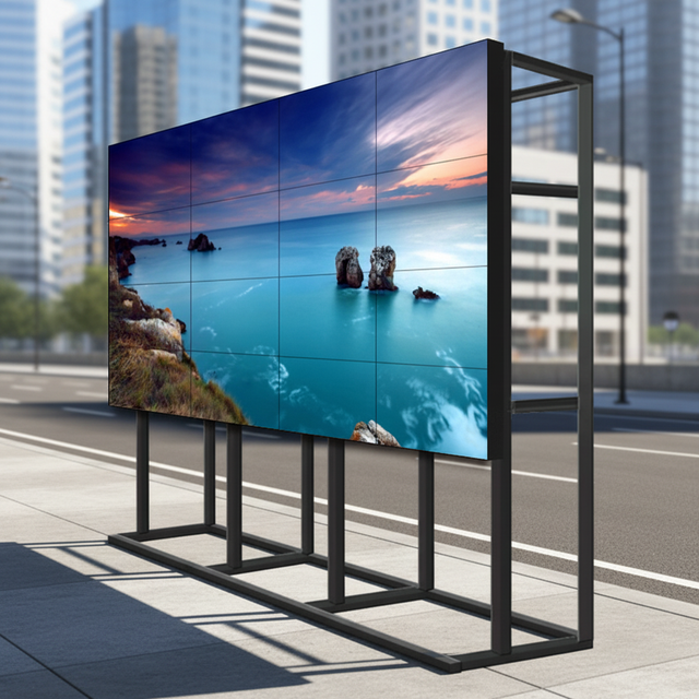 LCD Screen 55 Inch LCD Video Wall Monitor Indoor Splicing Screen Video Wall Display LCD Splicing Screen