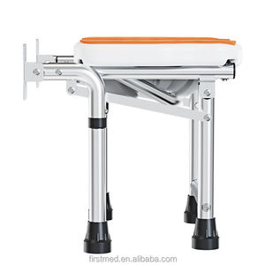 FUSHIDE Siège de douche mural pliable robuste moderne pour personnes âgées et handicapées, 44 cm de large, chaise de sécurité de bain réglable, 136 kg/300 lb - Product Image 3