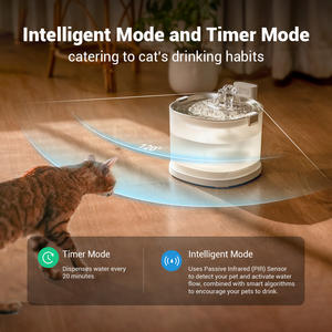 Nuova Fontana Automatica per Animali in Acciaio Inossidabile Super Silenziosa Touch all'Ingrosso Fontana d'Acqua per Gatti a Pelo Lungo Ultra Silenziosa - Product Image 6