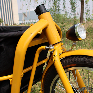 Vélo de luxe chinois Long John à 2 roues, vélo cargo électrique, vélo électrique à chargement frontal, vélo de marchandises à <span class=keywords><strong>deux</strong></span> roues <span class=keywords><strong>pour</strong></span> les <span class=keywords><strong>personnes</strong></span> - Product Image 5