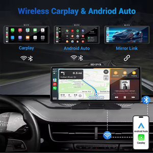 Diboev 10.26-inch Car Monitor <span class=keywords><strong>Android</strong></span> 2 DIN Dash Cam màn hình cảm ứng không dây Carplay GPS Wifi BT 1-năm bảo hành xe Stereo đài phát thanh - Product Image 5