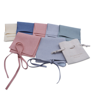 Wholesale Custom Logo Jewelry Packaging Pouch Microfiber Jewelry Pouch Bag with Insert <b>Pad</b> - Product Image 1