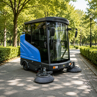 Balayeuse autoportée industrielle électrique pour grandes surfaces, routes et entrepôts