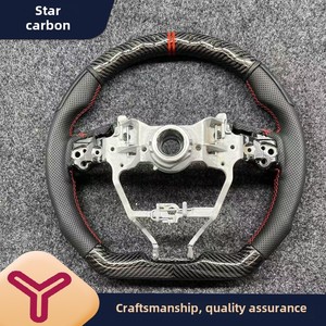 Ta Y Series <b>D</b>-Shape Sport Steering Wheel Carbon Fiber Leather Compatible With <b>Models</b> Y Series Sport Steering Wheel Ta Y S - Product Image 5