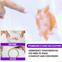 Agent nettoyant enzymatique actif Jue Fish pour vêtements, éliminateur de taches tenaces de café, jus, fondue chinoise et vêtements de bébé