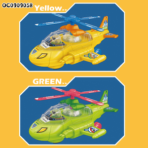 B/O jouets de <span class=keywords><strong>dessin</strong></span> <span class=keywords><strong>animé</strong></span> en plastique enfants planeur électrique avion hélicoptère avec son léger - Product Image 5