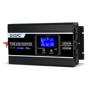 <span class=keywords><strong>Convertisseur</strong></span> d'énergie à onde sinusoïdale pure 1000W personnalisé 12V DC vers 220V AC NFC pour <span class=keywords><strong>camping</strong></span>-<span class=keywords><strong>car</strong></span>/ambulance/appareils électroménagers - GYOPO - Product Image 2