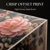 Ensemble de boîtes cadeaux en papier estampées à chaud personnalisées, impression dorée de luxe avec couvercles assortis pour l'artisanat et les cadeaux