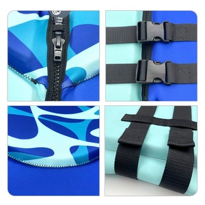 سترة نجاة خفيفة الوزن من قماش DTA مع رغوة EPE، معتمدة من خفر السواحل الأمريكي، سترة نجاة للبالغين للغوص وركوب الأمواج والتجديف - Product Image 6