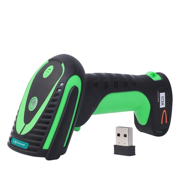 Industrial 2.4GHz Wireless QR Code Reader 1D 2D Barcode Scanner with USB & COM Interface in Stock for Courier Logistics