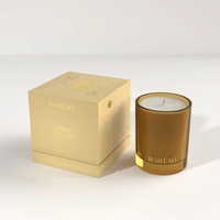 Boîte d'emballage de bougies personnalisée de luxe avec logo, boîte cadeau magnétique mate pour bougies parfumées, boîte en carton rigide de luxe avec mousse