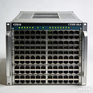สวิตช์รุ่นใหม่ C9300-48S-A 9300, สวิตช์ 48xGE SFP/โมดูลาร์อัปลิงค์/สวิตช์ระดับองค์กร - Product Image 1