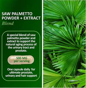 Cápsulas de Extracto de Palmiste OEM/ODM, Fórmula Personalizada de Cápsulas de Palmiste Natural para Suplementos de Salud - Product Image 2