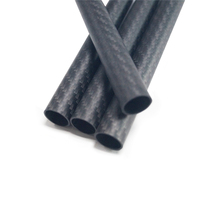 12mm 15mm 19mm 22mm 1 pouce 40mm 45mm 90mm Fabrication sur mesure Tube en fibre de carbone 3k