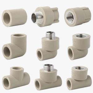 Nouveaux raccords de tuyauterie PPR en matériau épaissi à fusion à chaud, style Liansu, coudes PPR 20/25, té droits, imitation vannes de réduction de pression - Product Image 2