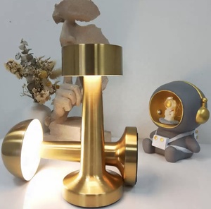 Creative LED Night <b>Light</b> Table Lamp with Touch Control Simple Feature AC Power for Hotel Bedside Living Room or Desktop Use - Product Image 1