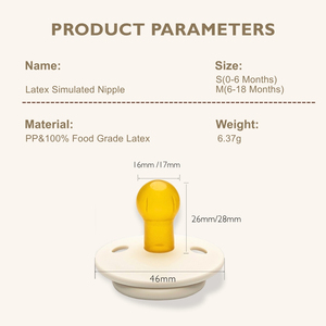 Vente Chaude Fabricant Grossiste Jouet Anti-<span class=keywords><strong>colique</strong></span> Jouet de Dentition Sucette Bébé en Latex Bio Luxe - Product Image 4