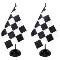 Drapeau de table/bureau personnalisé en aluminium, impression numérique, écologique, pour événements festifs du Liban, décoration intérieure - Grande Vente