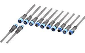 IP68 không thấm nước M15 3pin cắm điện dây tròn và ổ cắm cáp 10A Đánh giá hiện tại Đồng địa chỉ liên lạc Nylon nhà ở - Product Image 4