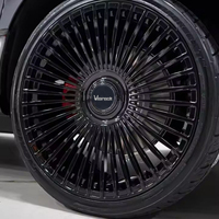 Viorock Nouvelles jantes forgées personnalisées avec logo couleur multi-rayons 19 20 21 22 pouces 5*112 5*120 compatibles avec Mercedes Benz, BMW, Audi, Cadillac