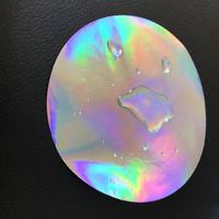 A4 taille holographique imprimable étanche auto-adhésif arc-en-ciel autocollant papier Laser compatible matériaux d'impression