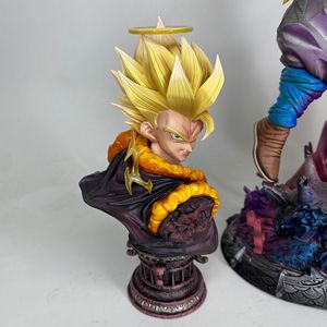 <span class=keywords><strong>Figura</strong></span> de Acción de Anime DBZ GK <span class=keywords><strong>Gogeta</strong></span> de 45 cm, 3 Cabezas Intercambiables, Modelo Coleccionable, Muñecos de Juguete, Regalo para Fans, Venta al Por Mayor - Product Image 4