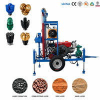Machine de forage de puits d'eau électrique hydraulique mini portable à livraison rapide, meilleur prix, fournisseur chinois certifié CE