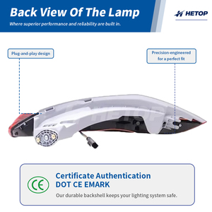 HETOP US Fanali Posteriori per Panamera 970.2 2010-2016, Aggiornamento Luci LED Posteriori, Lampade di Retromarcia e <span class=keywords><strong>Accessori</strong></span> per <span class=keywords><strong>Porsche</strong></span> - Product Image 5