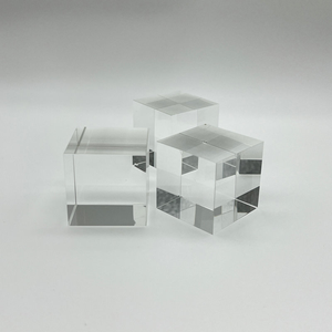 ปริซึมผสมสีที่มีด้านที่สว่าง K9แก้วนำแสงปริซึมสามเหลี่ยมลูกบาศก์แสงการทดลองปริซึม - Product Image 5