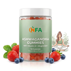 Factory Ashwagandha Gummies Promote Relaxation and Sleep Support 600mg Natural Herbal Extract Dietary Gummies - Product Image 1