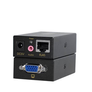 OEM <span class=keywords><strong>VGA</strong></span> 100M Ke RJ45 CAT5e/6 Audio Signal Extender Over Ethernet Cable <span class=keywords><strong>Transmitter</strong></span> <span class=keywords><strong>And</strong></span> <span class=keywords><strong>Receiver</strong></span> - Product Image 3