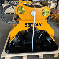 Nouvelle Excavatrice de compactage par vibration hydraulique, Plaque vibrante, Pompe électrique, Moteur, Construction, Agriculture, Industrie