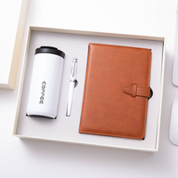 Fournitures scolaires de bureau Cadeau d'entreprise Papeterie Cahier magnétique Coffret cadeau avec stylo et bouteille personnalisable