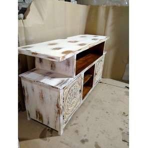 Mueble de Madera de Mango Tallada, Diseño Moderno y Antiguo, Mueble Multiusos para Hotel, Uso en Interiores, para Sala de Estar - Product Image 3