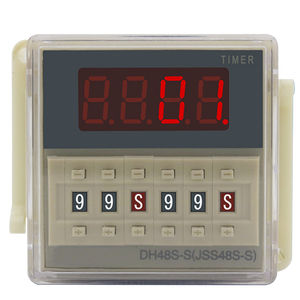 DH48S-S Suplai Keran 5A <span class=keywords><strong>12V</strong></span> 24V 110V 220V 380V <span class=keywords><strong>Relay</strong></span> Waktu Tunda Siklus Otomatis - Product Image 1