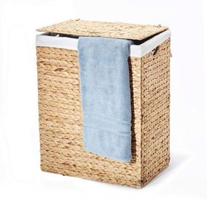 <span class=keywords><strong>Panier</strong></span> à <span class=keywords><strong>linge</strong></span> pliable avec fermeture, grands paniers colorés pour couvertures, fruits et légumes, sac fin en <span class=keywords><strong>osier</strong></span> naturel tissé rond - Product Image 1