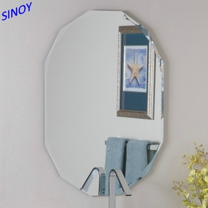 Factory Custom Size and Shape Tempered Multiple Shapes Modern Decorative <b>Wall</b> Hanging Frameless <b>Mirror</b> - Product Image 6
