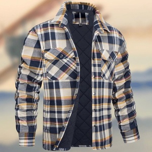 Veste pour homme de style européen et américain, nouvelle collection 2026, manches longues, col à revers, coton, ample, veste pour homme - Product Image 6
