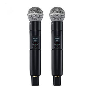 <span class=keywords><strong>Microfono</strong></span> Wireless <span class=keywords><strong>Professionale</strong></span> UHF ULXD4Q a Doppio Canale con BETA58A SM58 Ksm8/9 <span class=keywords><strong>Microfono</strong></span> Palmare e <span class=keywords><strong>Lavalier</strong></span> per Chiesa - Product Image 5