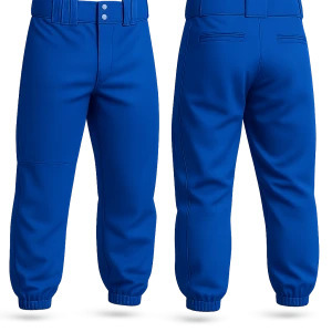 Shorts de baseball personnalisés - Tissu teint uni haute performance |   Pantalons de baseball pour équipe professionnelle - Product Image 4