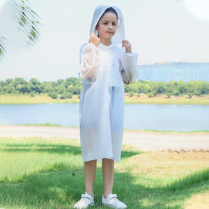 Traje Impermeable Transparente de EVA para Niños, Reutilizable, Transpirable, Grueso, Ecológico, para Senderismo, <span class=keywords><strong>Viajes</strong></span> y Escuela, Venta al Por Mayor - Product Image 4