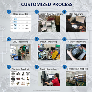 Pièces en aluminium sur mesure de précision, boîtiers métalliques et plastiques, service de tournage, pièces d'usinage CNC en métal - Product Image 3