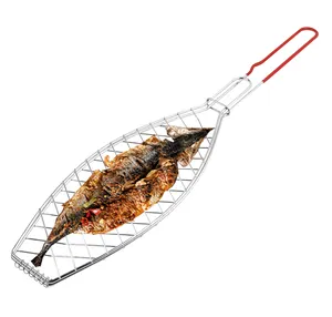 Wholesale fish grill mesh for Less Greasy BBQ Activities 