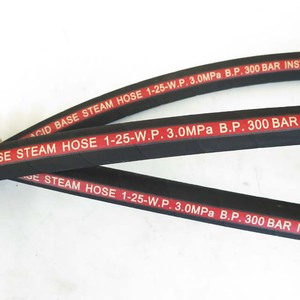 Гибкая высокая давление красный <span class=keywords><strong>5</strong></span>/16 дюймов <span class=keywords><strong>8</strong></span> мм Гладкая поверхность резиновая Пара Гибкая горячая вода шланг трубы - Product Image 5