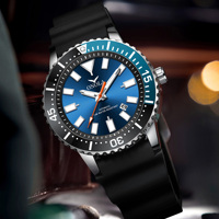 ONOLA 3851 Montre mécanique automatique pour homme personnalisée, bracelet en caoutchouc lumineux, cadran en verre, aiguilles lumineuses, style décontracté et professionnel