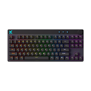 Mix87 Multi Function Magnetic Axis <b>Keyboard</b> Knob RT Gaming Customization Mechanical Wired Semi-aluminum Full-key Hot Plug - Product Image 1