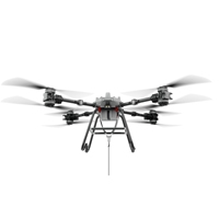 Drone de transport de marchandises à charge lourde M400, capacité de charge de 200 kg, portée de 46,5 km, FPV, moteur et pompe écologiques, UAV étanche IP67 pour usage industriel