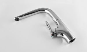 A-grade Brass Hollow Handle Single Hole Rotating Water Outlet Kitchen Faucet Hot and Cold Water Tap - Product Image 6