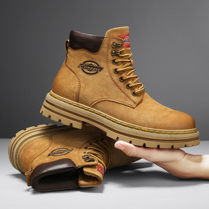 Aceptamos OEM en stock listo hecho a mano puro cuero genuino Real Alto superior impermeable hombres al aire libre <span class=keywords><strong>nieve</strong></span> <span class=keywords><strong>botas</strong></span> de invierno - Product Image 5
