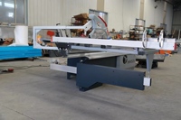 Scie à table coulissante de 2800 mm avec moteur de 5,5 kW pour le travail du bois, scie à panneaux pour contreplaqué, MDF, PVC, meubles et armoires
